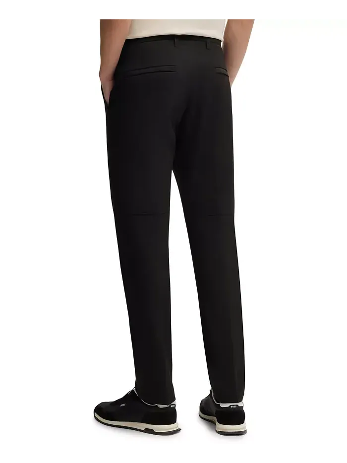 Мужские водоотталкивающие брюки Slim-Fit Hugo Boss — изображение 2 из 4, черный