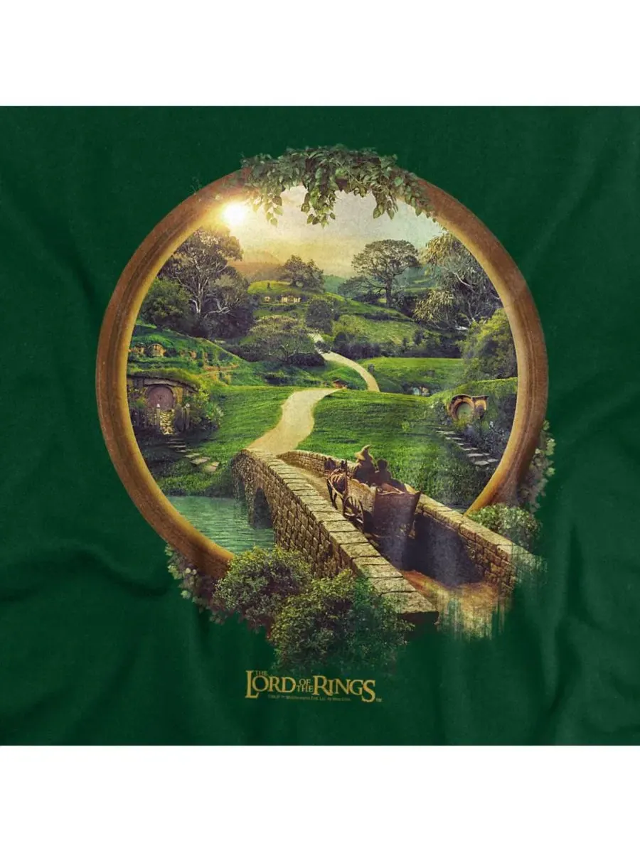 Футболка с длинным рукавом Epic Journey The Shire Lord Of The Rings — изображение 2 из 3, зеленый