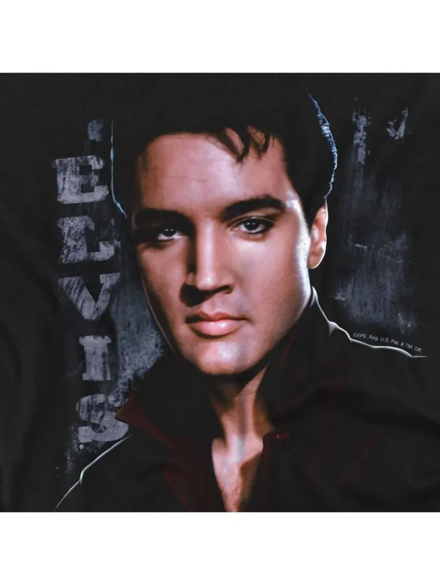 Футболка с принтом Presley Tough Elvis — изображение 3 из 3, черный