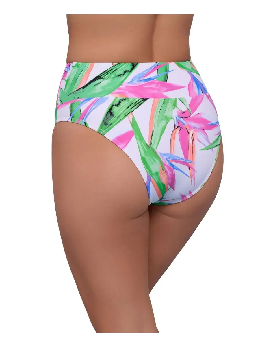 Женские плавки-бикини S3 Smoothing Ultra-Banded с высокой талией S3 Apparel, Birds Of Paradise — изображение 3 из 3