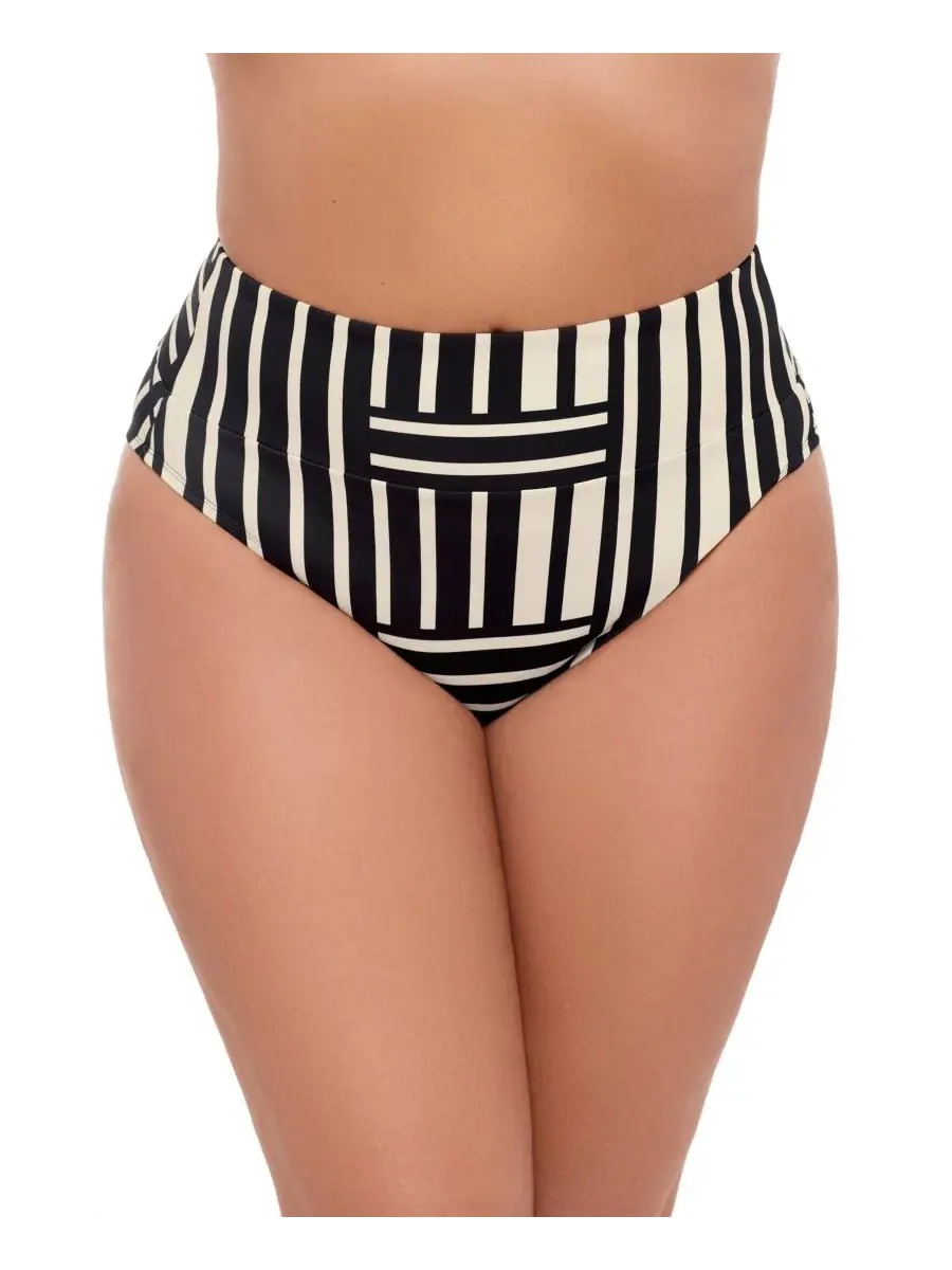 Женские плавки-бикини S3 Smoothing Ultra-Banded с высокой талией S3 Apparel, Chic Crossing