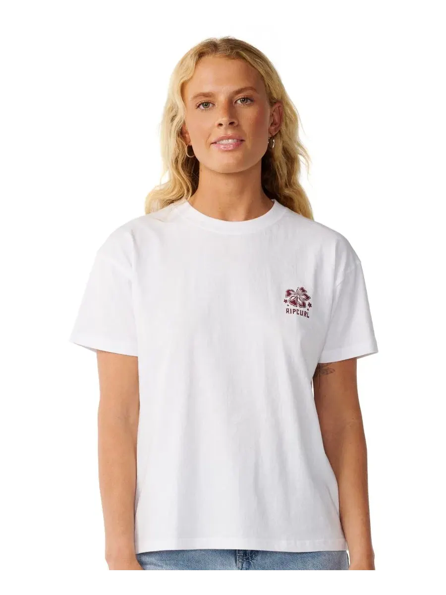 Футболка с принтом Surf Puff Party Pack Rip Curl — изображение 1 из 3, белый