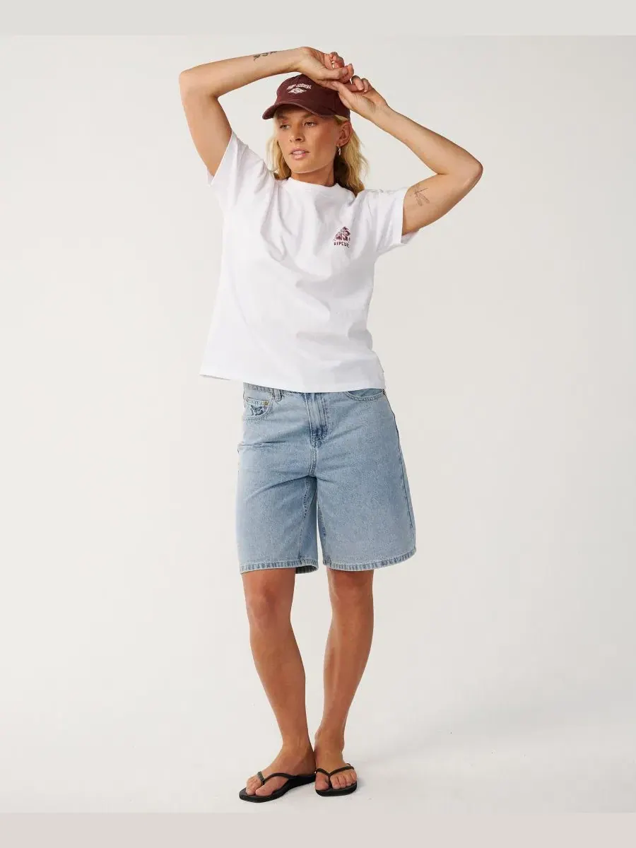 Футболка с принтом Surf Puff Party Pack Rip Curl — изображение 2 из 3, белый