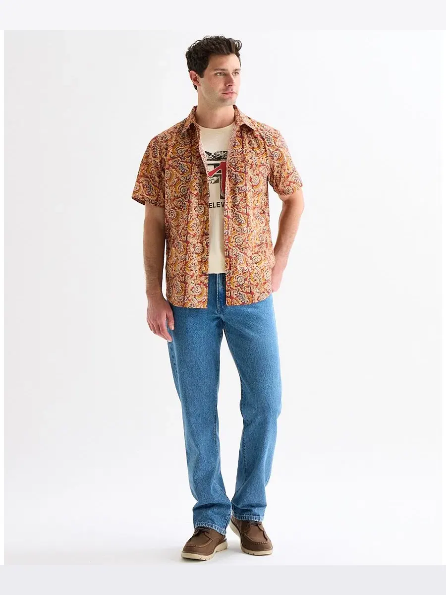 Рубашка с коротким рукавом San Gabriel с принтом Lucky Brand — изображение 2 из 7, мульти