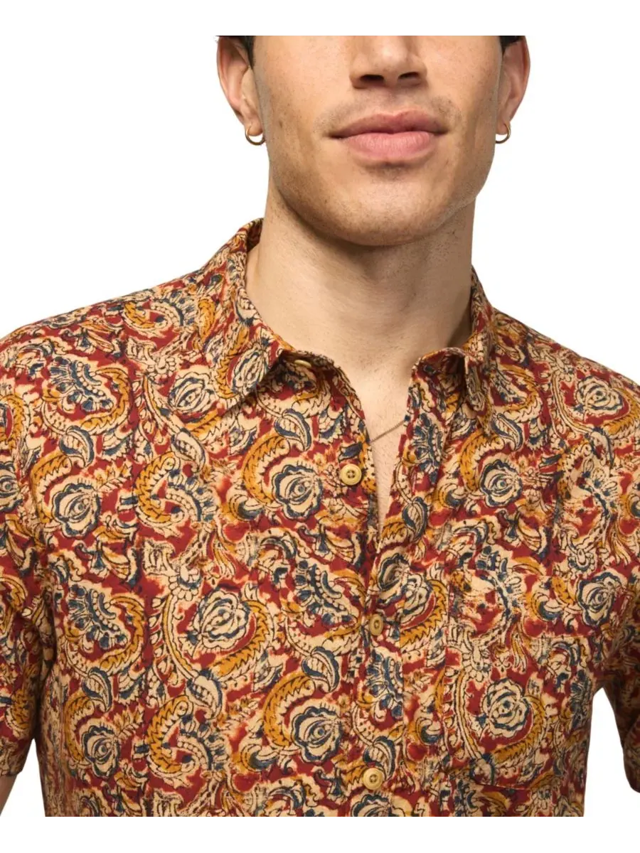 Рубашка с коротким рукавом San Gabriel с принтом Lucky Brand — изображение 4 из 7, мульти