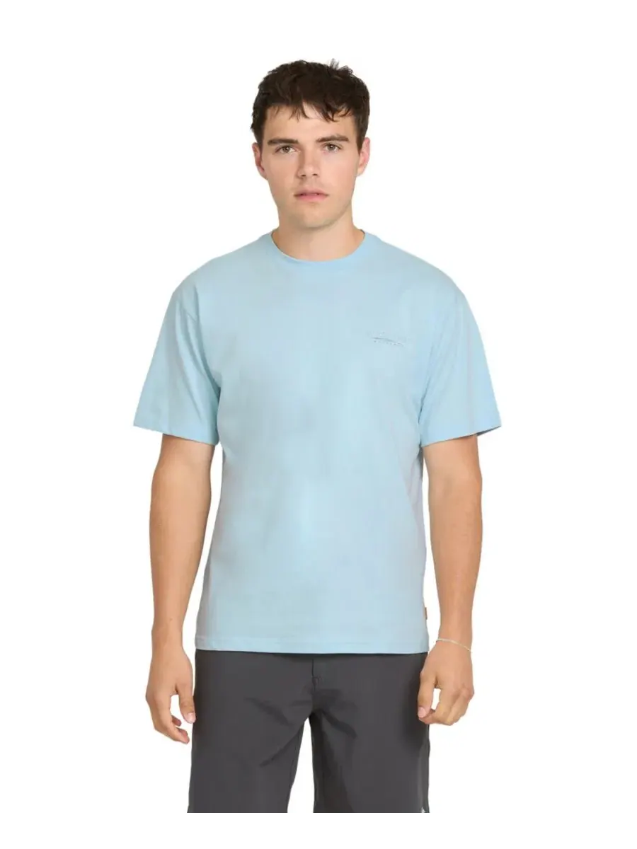 Футболка с коротким рукавом Anchors Down Quiksilver Waterman — изображение 2 из 3, голубой
