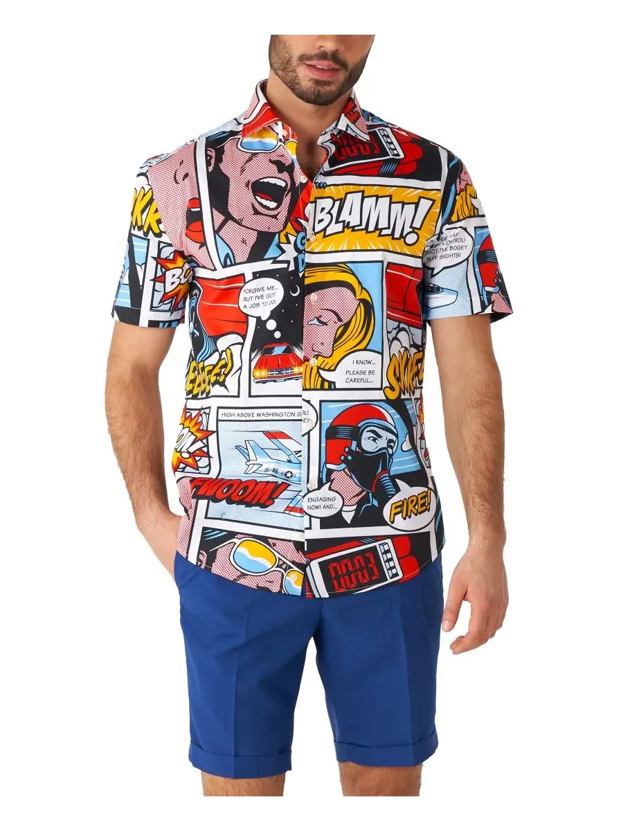 Мужская футболка с коротким рукавом "Danger Days" OppoSuits — изображение 1 из 5, мульти
