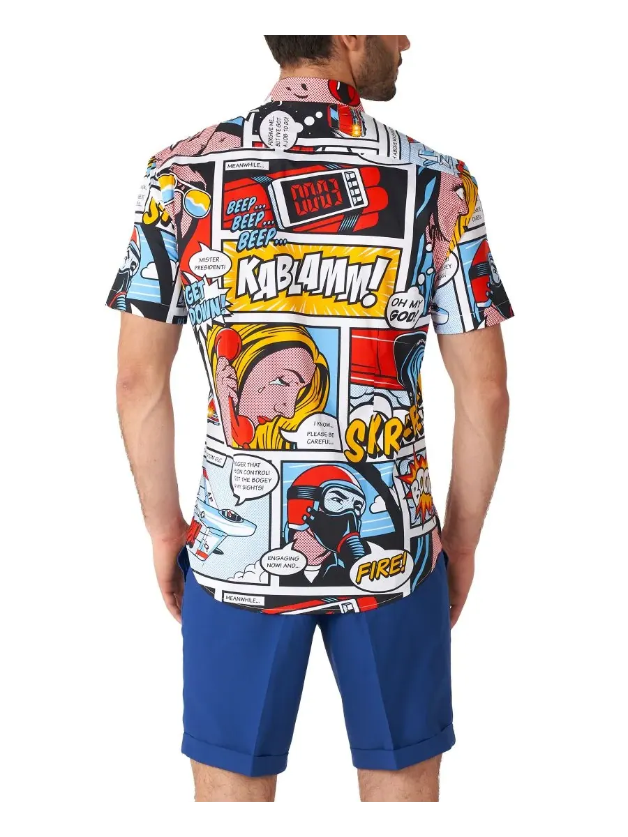 Мужская футболка с коротким рукавом "Danger Days" OppoSuits — изображение 2 из 5, мульти
