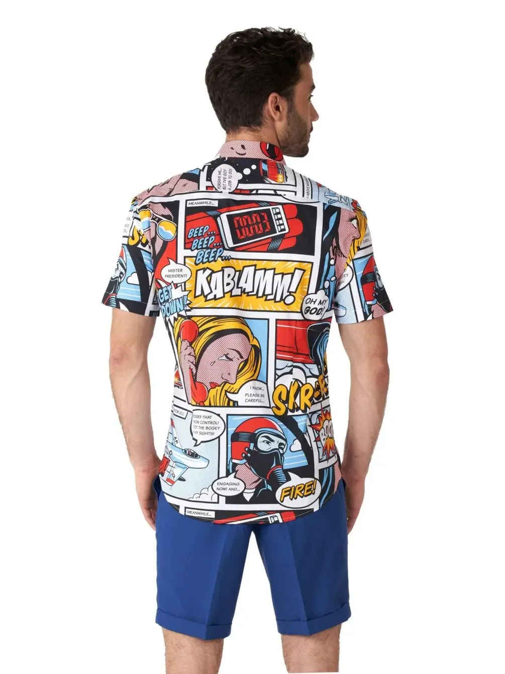 Мужская футболка с коротким рукавом "Danger Days" OppoSuits — изображение 3 из 5, мульти