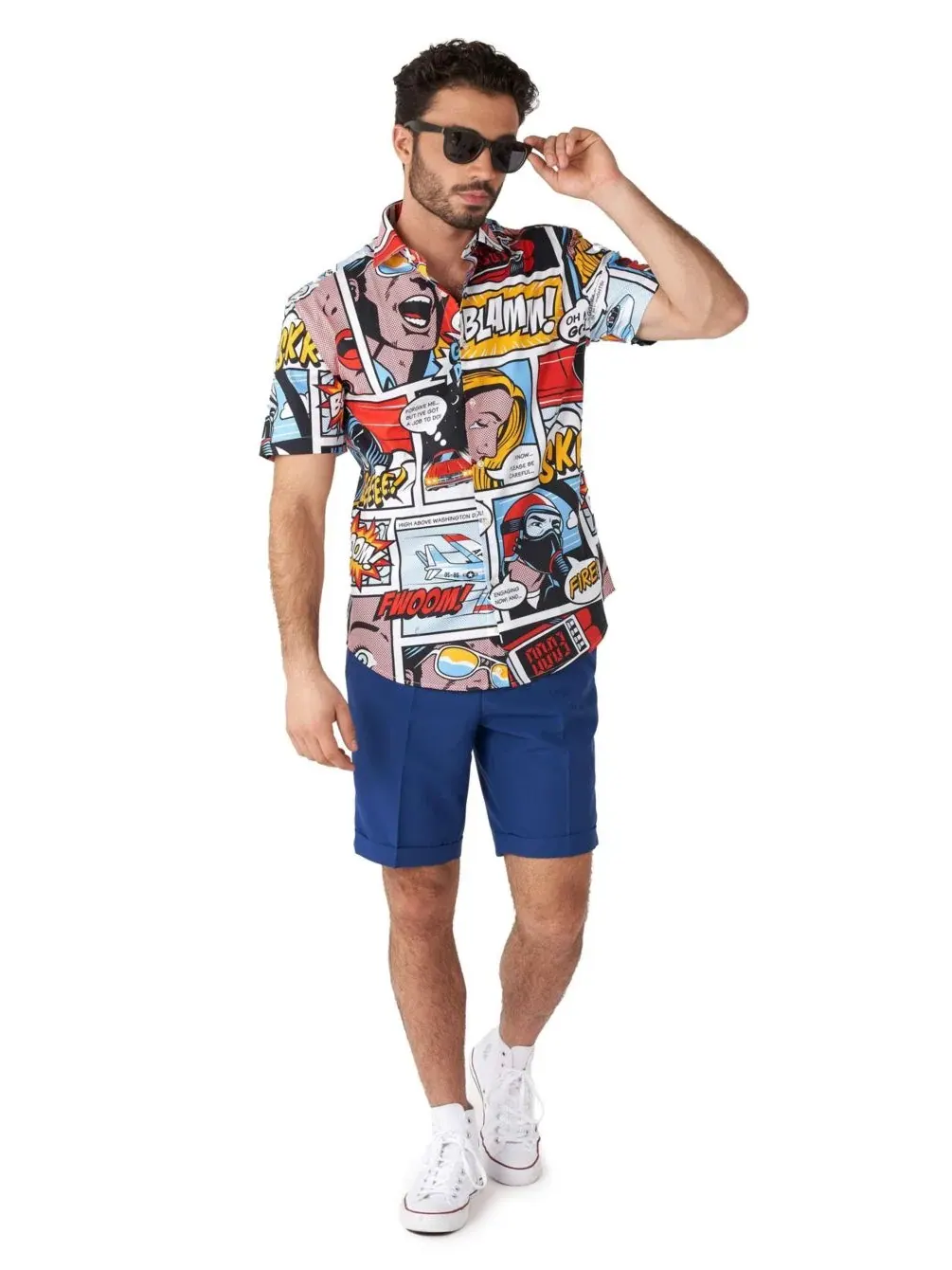 Мужская футболка с коротким рукавом "Danger Days" OppoSuits — изображение 4 из 5, мульти