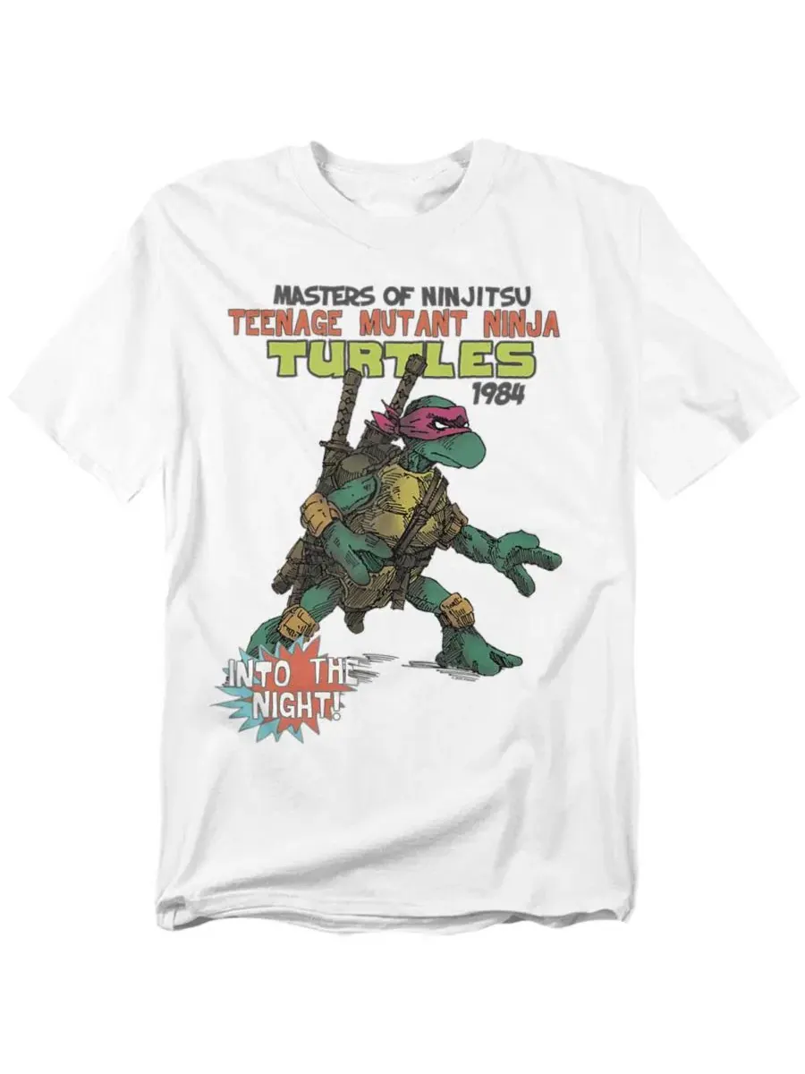 Футболка с принтом Into The Night Teenage Mutant Ninja Turtles — изображение 1 из 3, белый