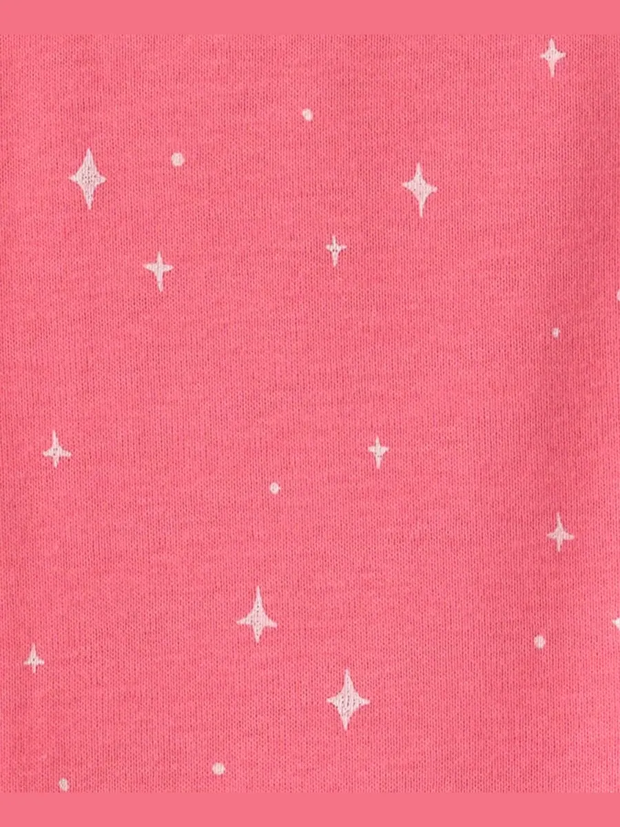 Комплект пижам из хлопка с длинным рукавом Unicorn Cotton Pajamas Carter's — изображение 3 из 6, розовый