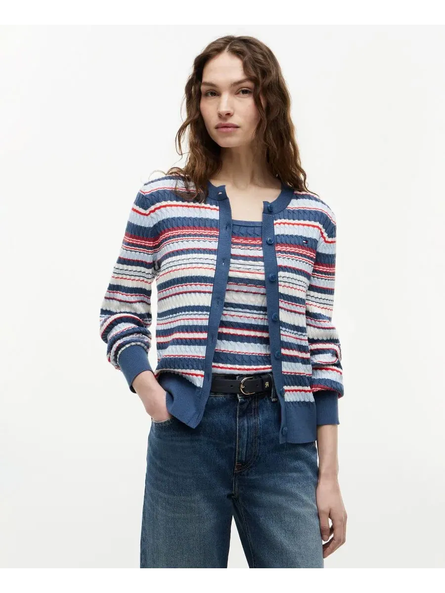Свитер Tommy Hilfiger с косами