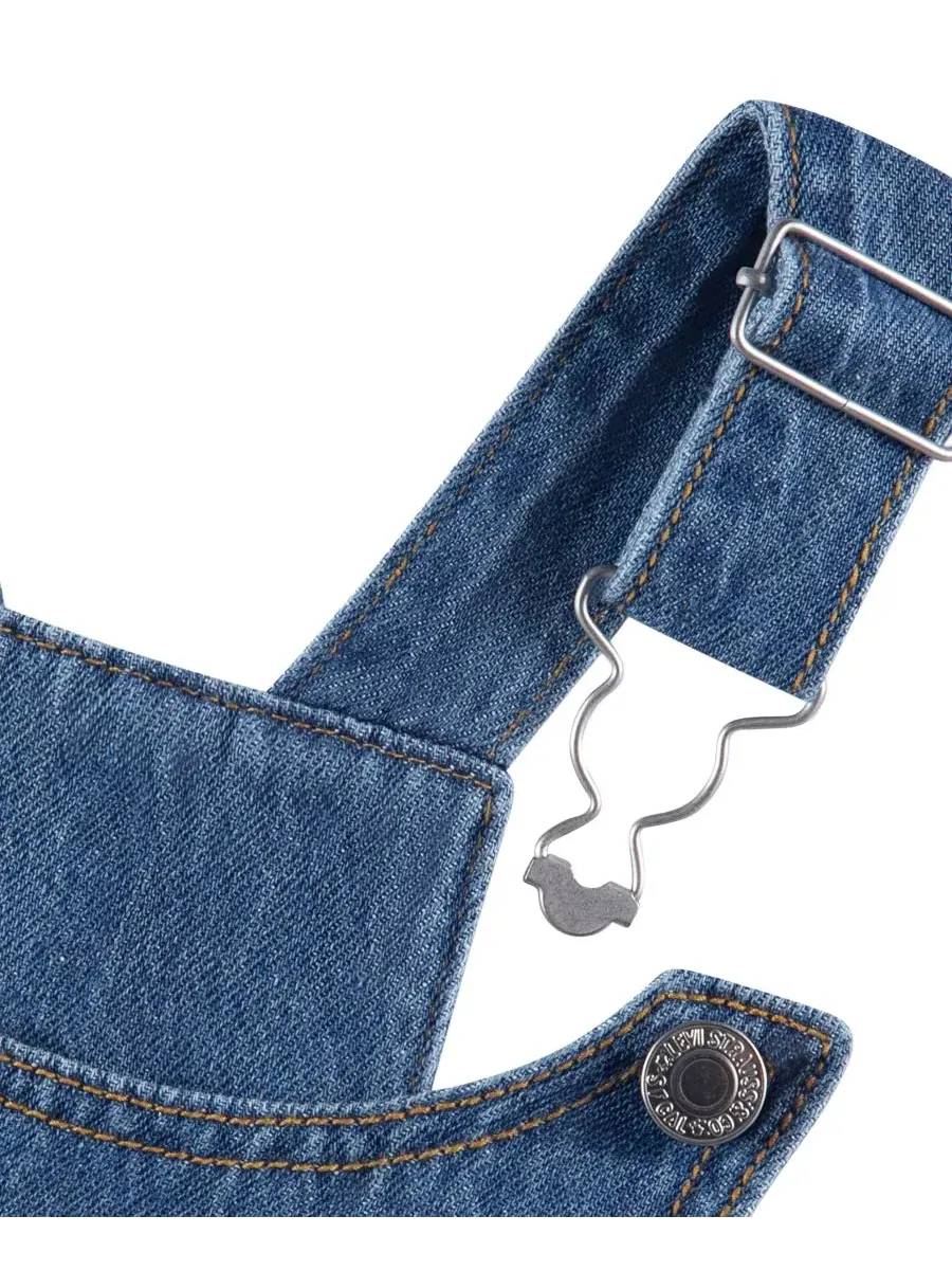 Комбинезон без рукавов с квадратным вырезом Levi's — изображение 3 из 5, синий