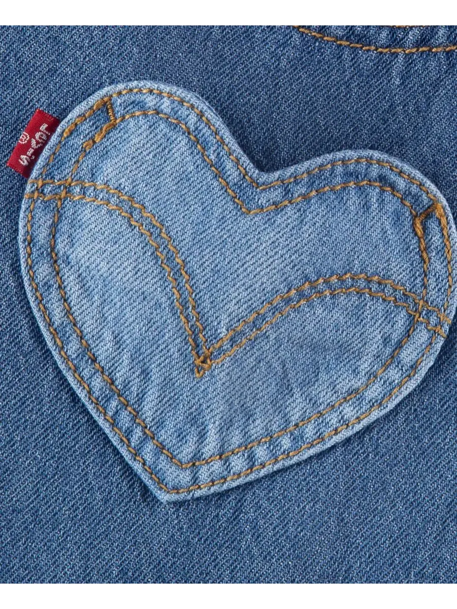 Комбинезон без рукавов с квадратным вырезом Levi's — изображение 4 из 5, синий
