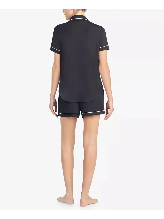 Женский короткий пижамный комплект из модала с короткими рукавами и трикотажем Notch kate spade new — изображение 3 из 3