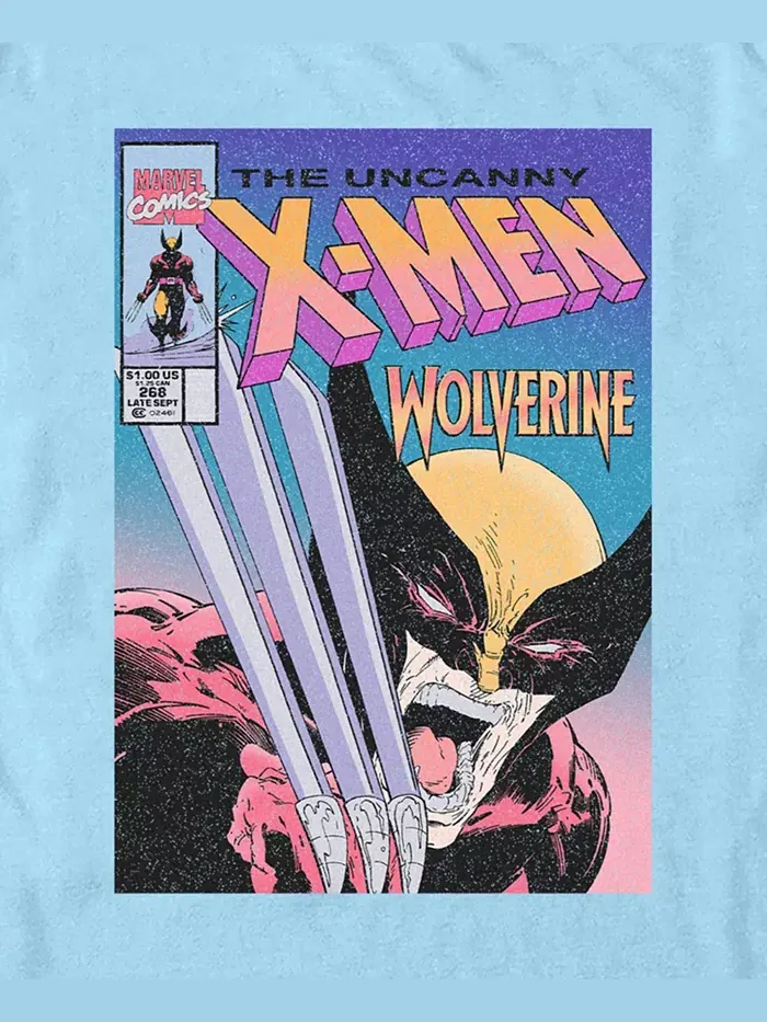 Мужская футболка с коротким рукавом MVL XM Wolverine Kebab Fifth Sun — изображение 3 из 3, светлый синий