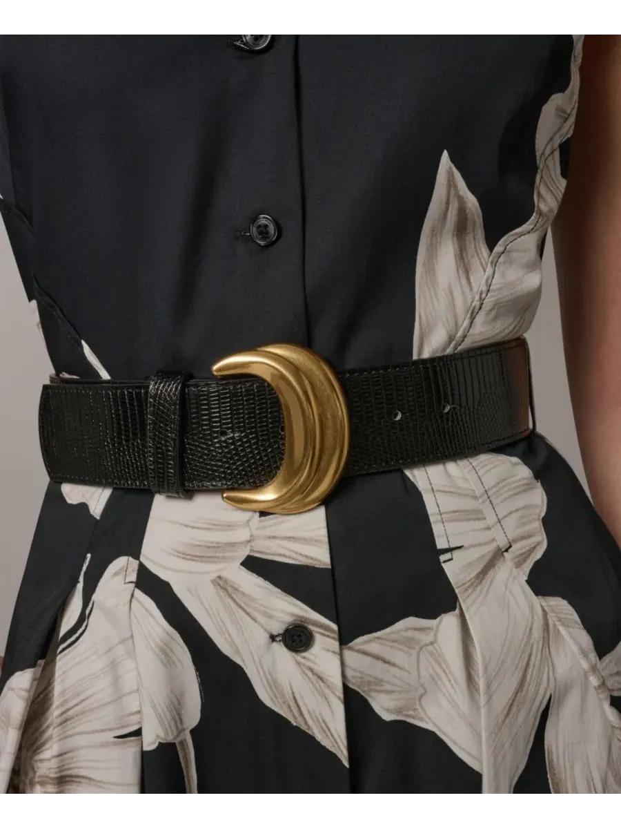 Платье-рубашка без рукавов с поясом Petite Belted Sleeveless Shirt-Dress Donna Karan New York — изображение 4 из 5