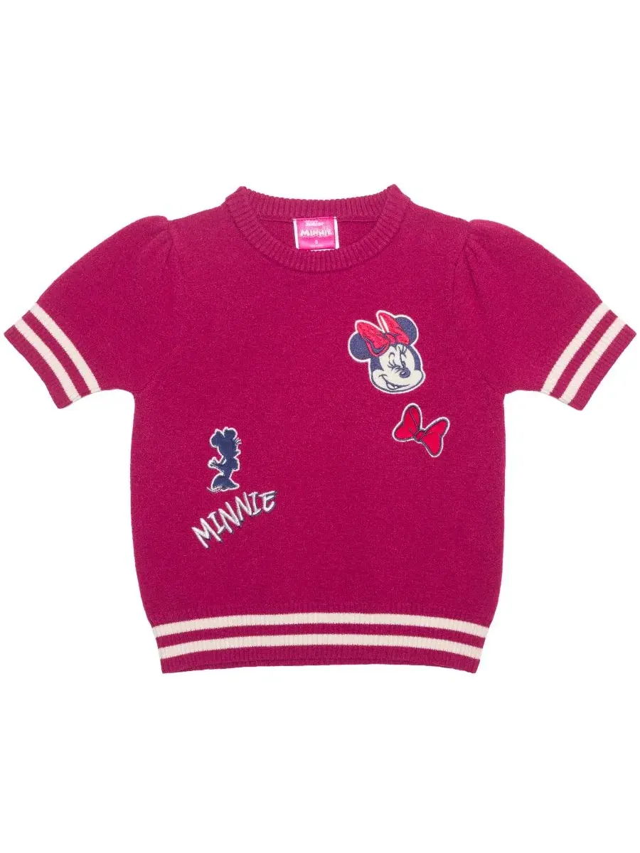 Детский комплект из свитера и юбки с Микки Маус Minnie Mouse 2-Piece Set Disney — изображение 3 из 7, бордовый