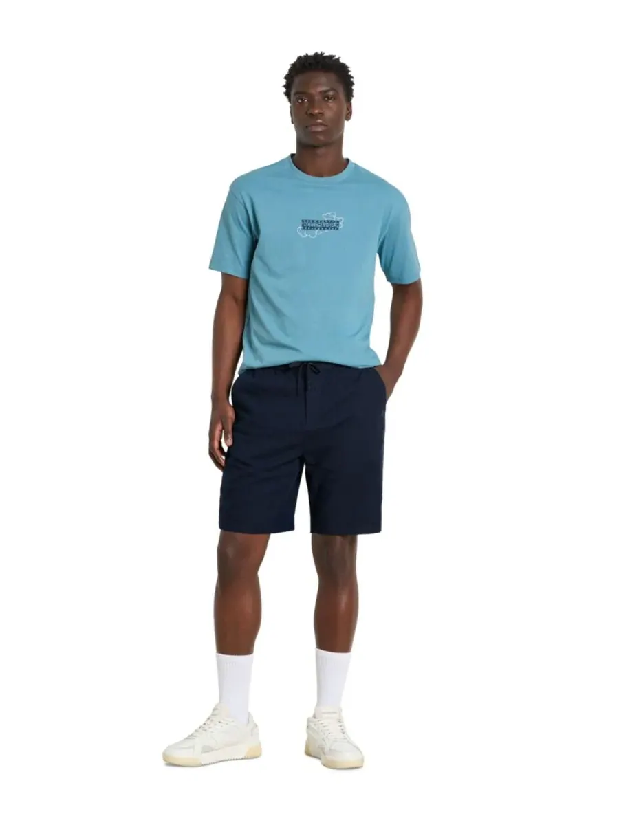 Футболка с графическим принтом Relaxed-Fit Adriatic Blue SCOTCH & SODA — изображение 2 из 6, синий