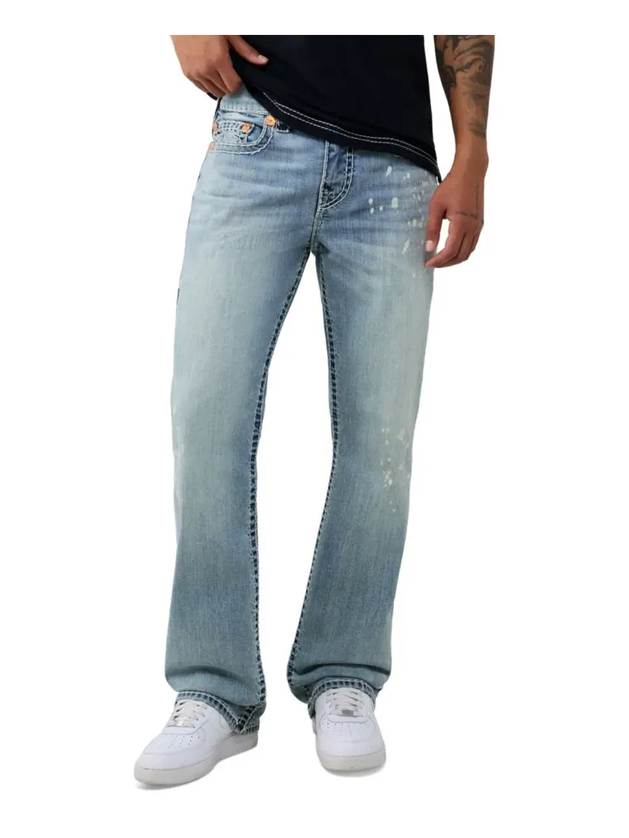 Джинсы клеш Billy Super T True Religion — изображение 1 из 3, индиго светлый