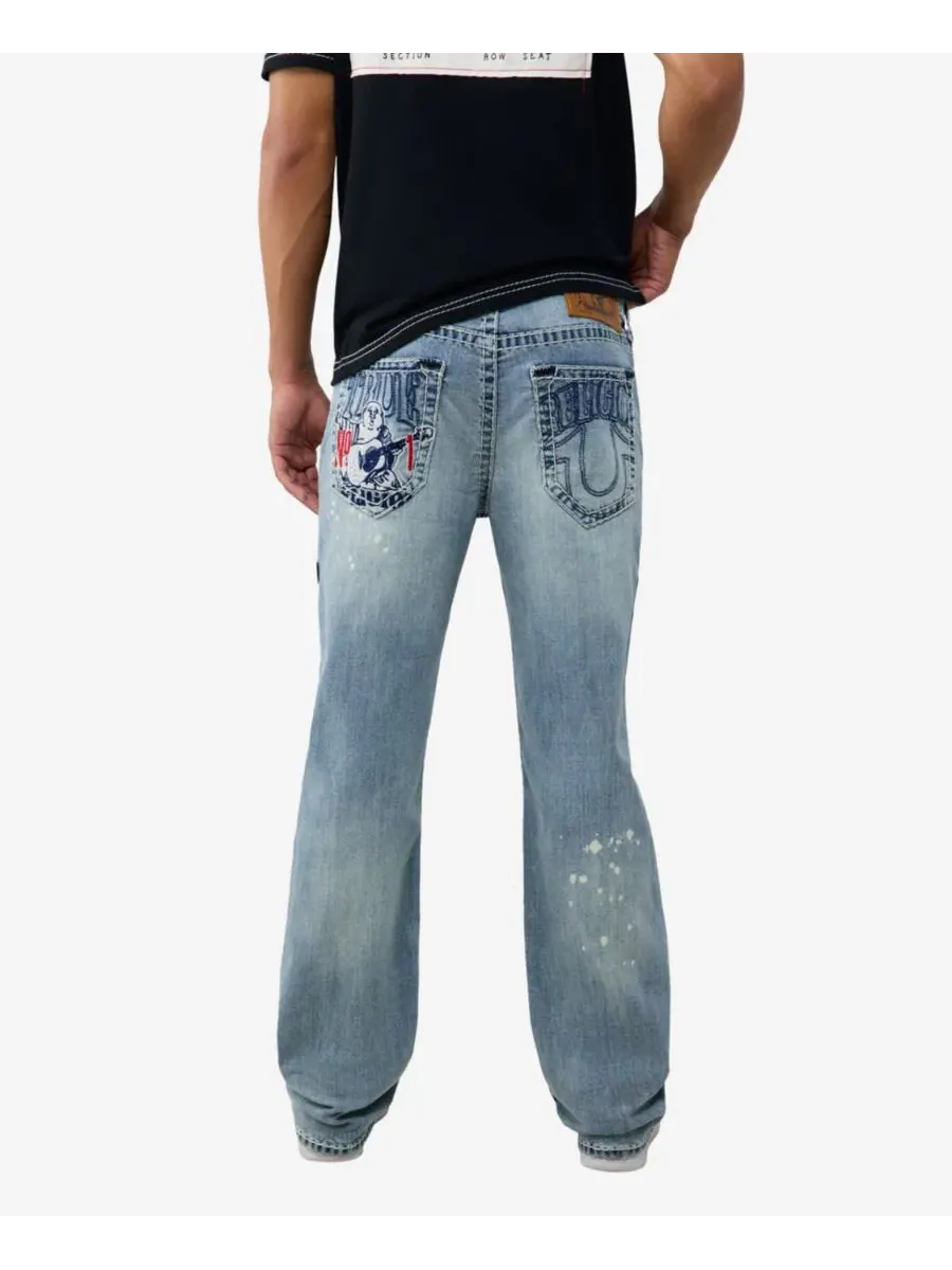 Джинсы клеш Billy Super T True Religion — изображение 3 из 3, индиго светлый