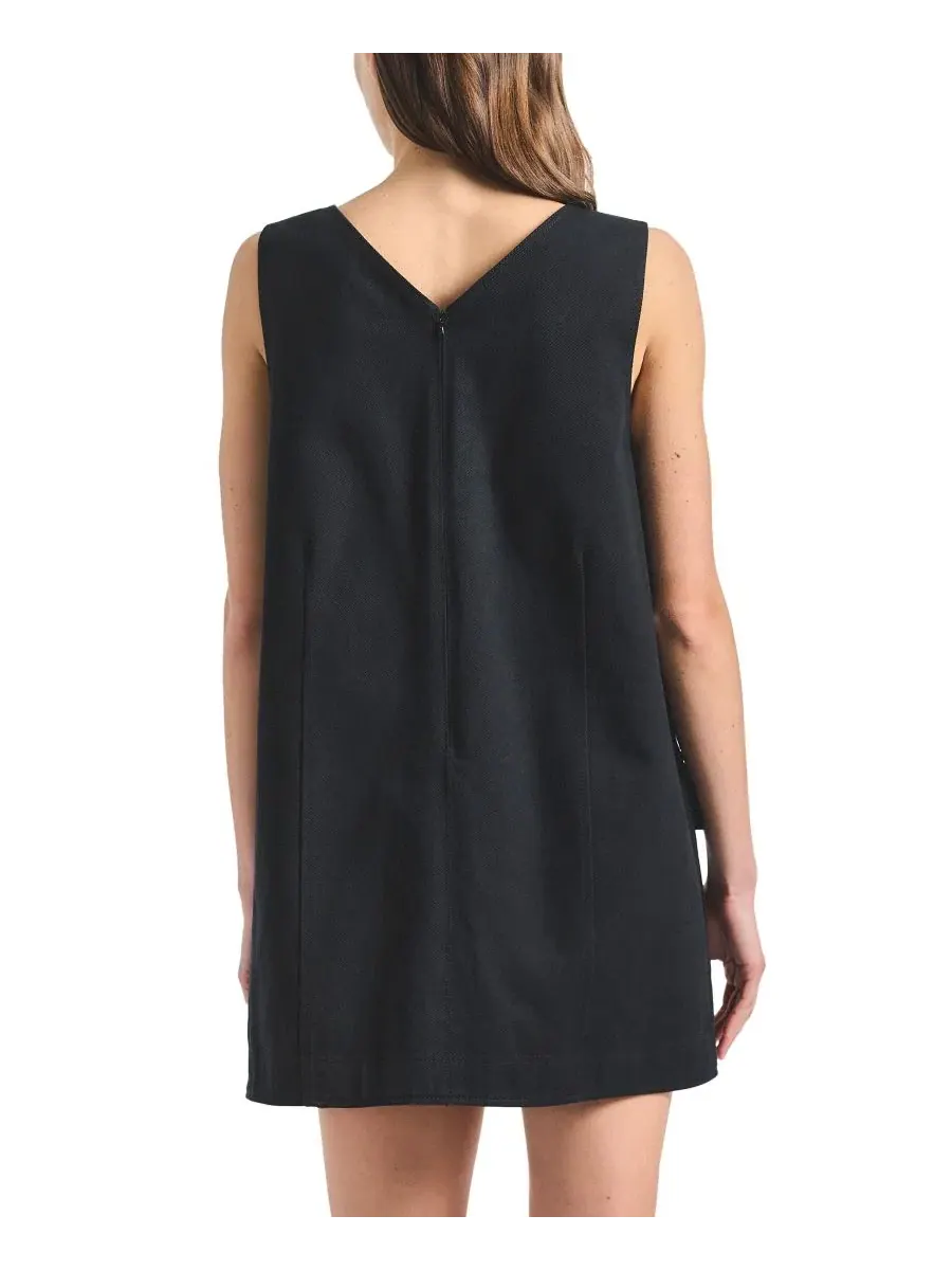 Платье-трапеция Xander Washed Cotton Twill Derek Lam 10 Crosby — изображение 4 из 4, черный