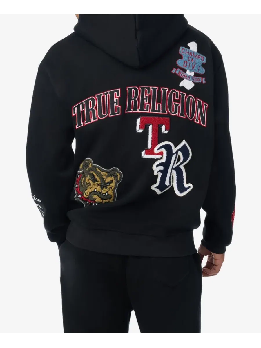 Худи с логотипом и принтом True Religion