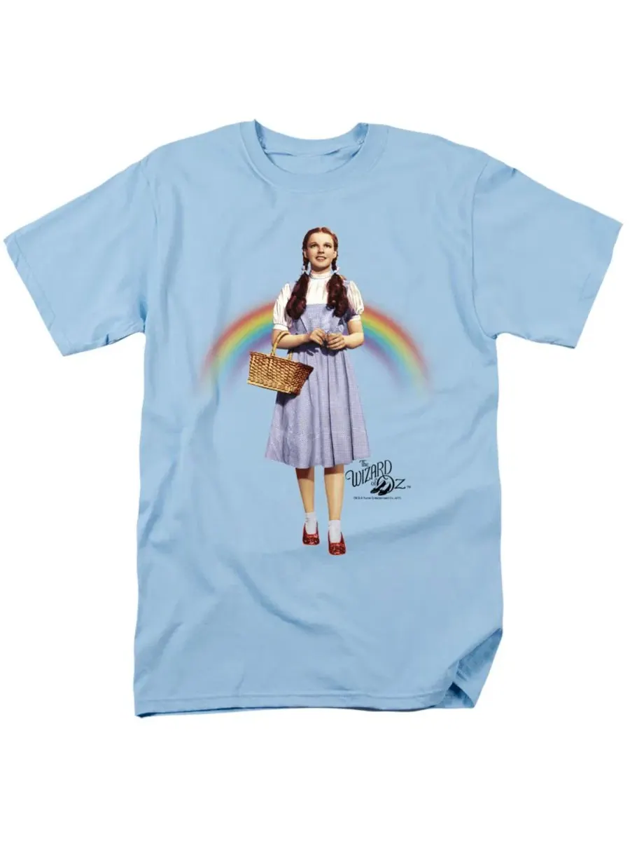 Футболка с принтом Over The Rainbow Wizard Of Oz — изображение 1 из 3, светлый синий