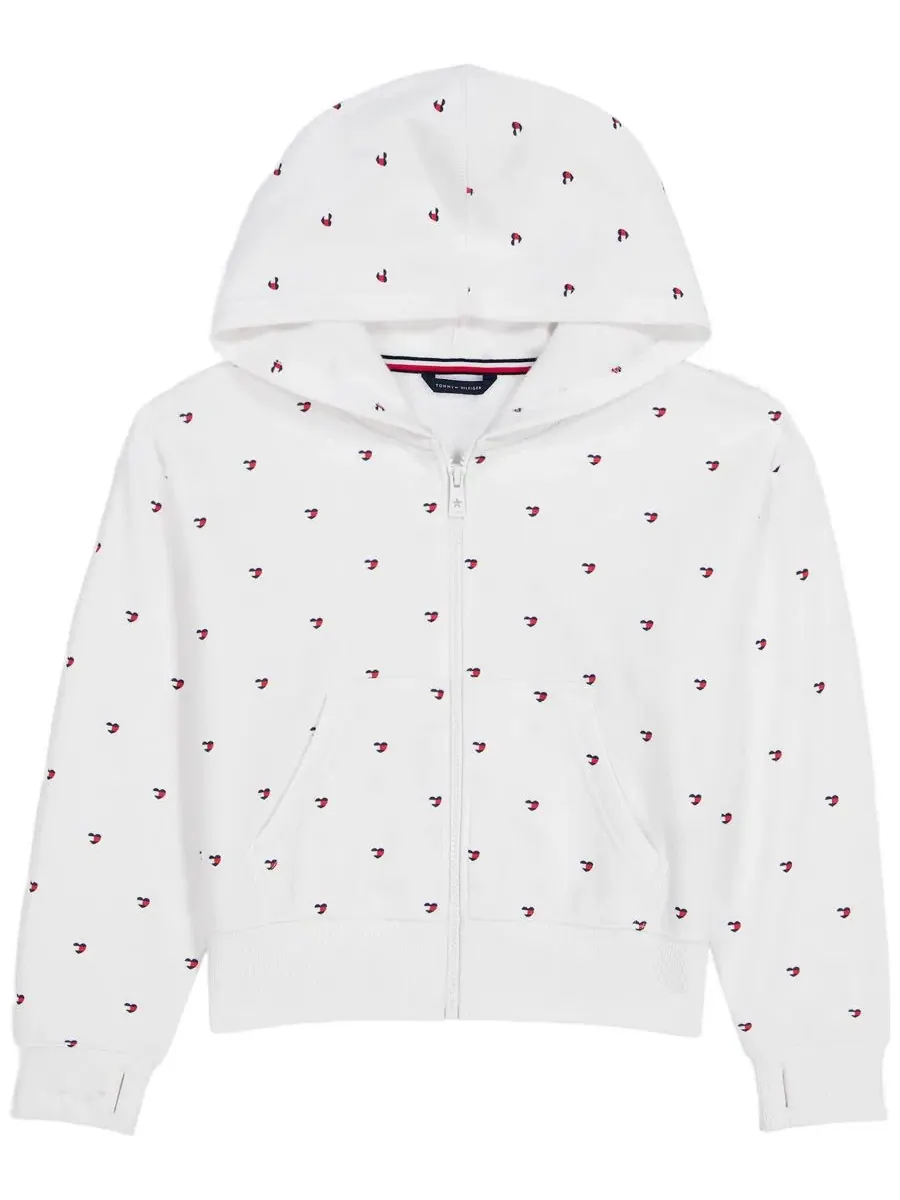 Худи с принтом Star Flag Tommy Hilfiger — изображение 1 из 3, белый