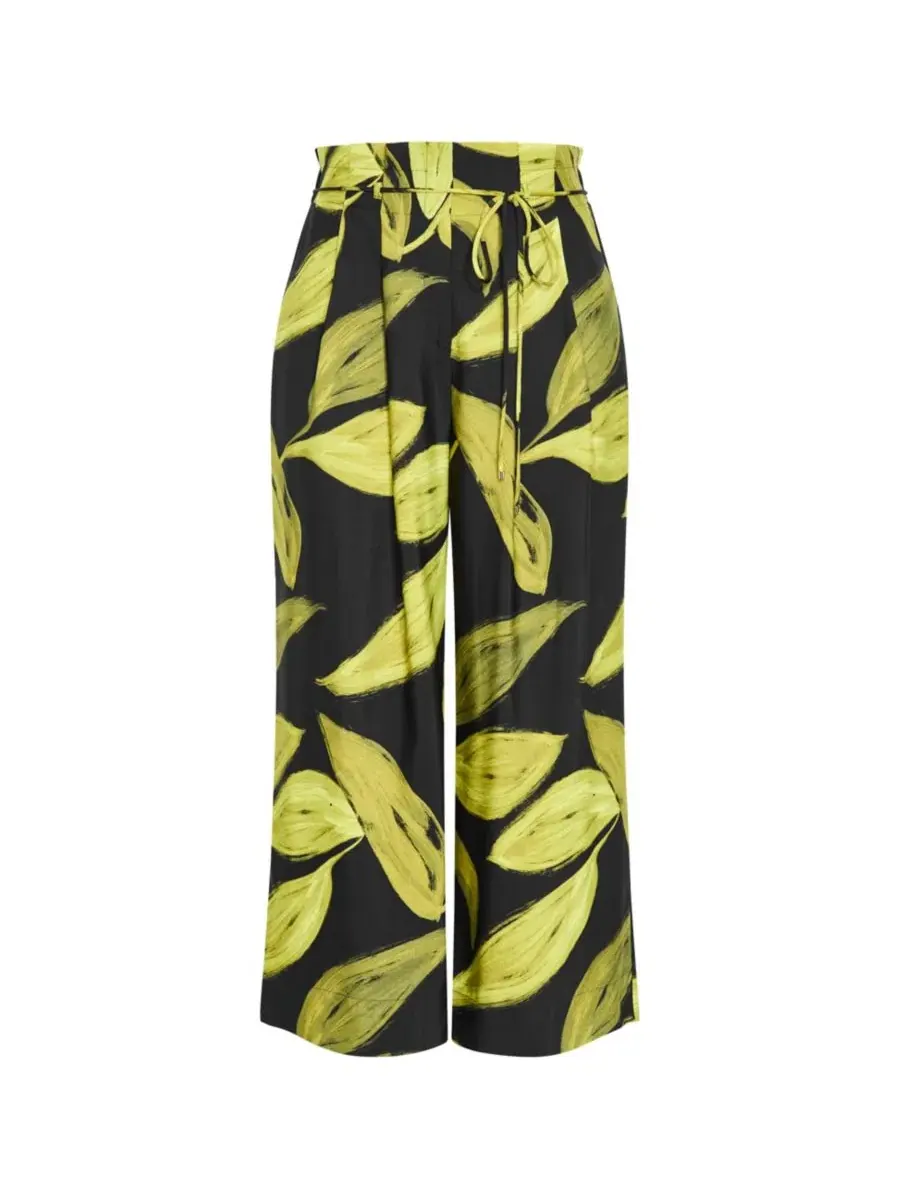 Брюки свободного кроя с принтом Shania Aspect Wide Leg Pant CITY CHIC, Abstract Zest — изображение 4 из 5