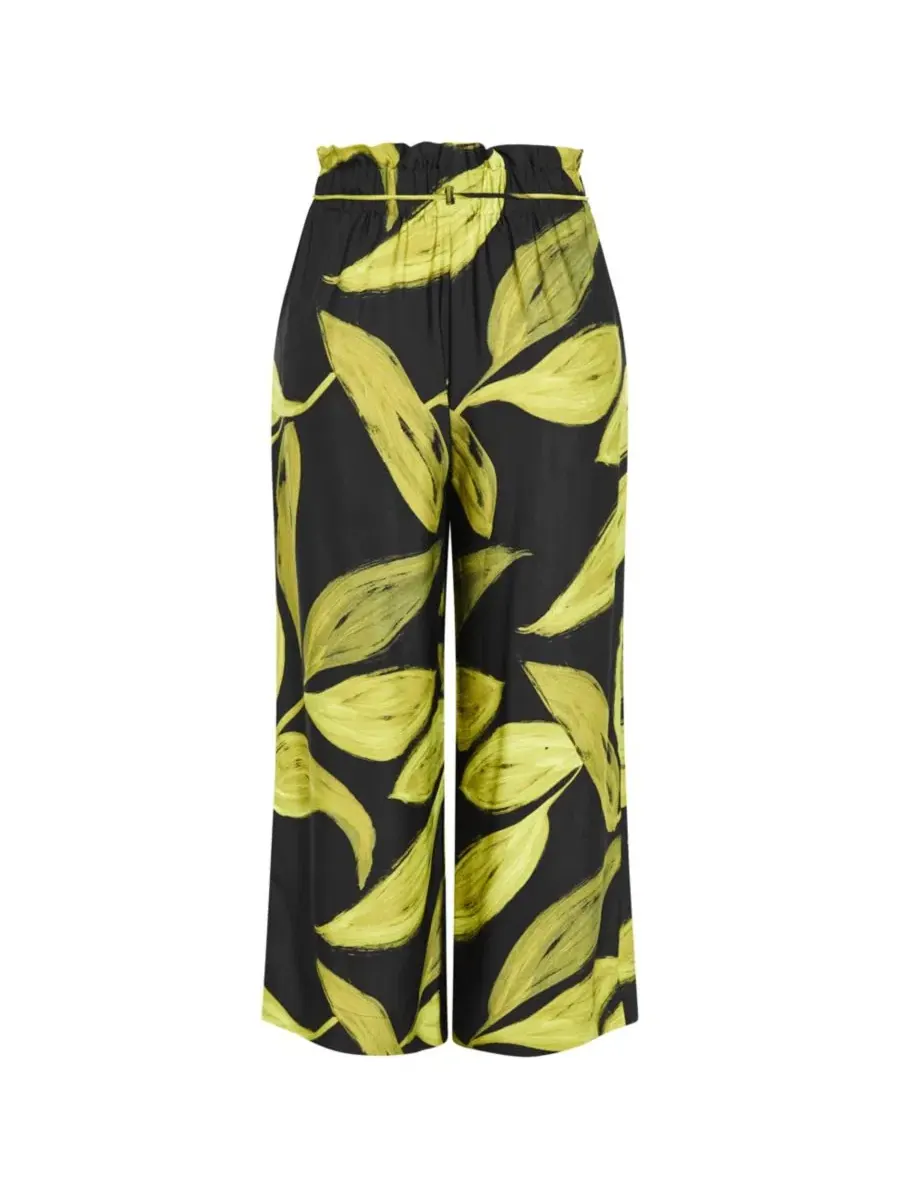 Брюки свободного кроя с принтом Shania Aspect Wide Leg Pant CITY CHIC, Abstract Zest — изображение 5 из 5