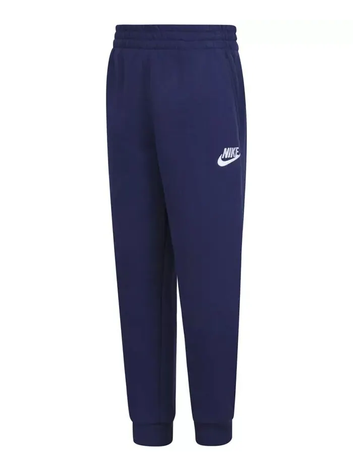 Флисовые спортивные брюки для маленьких мальчиков Club Sportswear Nike — изображение 4 из 5, темно-синий
