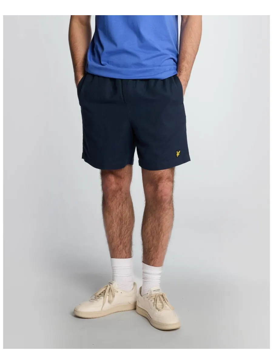 Мужские льняные шорты для яхтинга Lyle & Scott — изображение 1 из 4, темный темно-синий