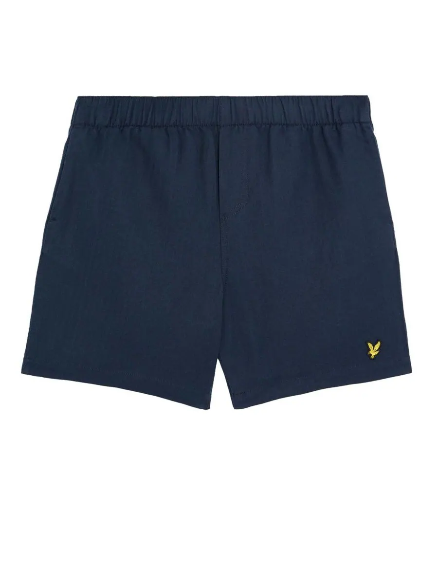 Мужские льняные шорты для яхтинга Lyle & Scott — изображение 2 из 4, темный темно-синий