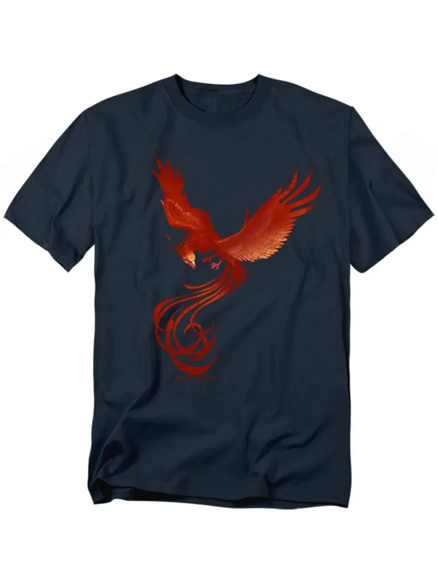 Мужская футболка Phoenix Rising Harry Potter — изображение 1 из 3, темно-синий