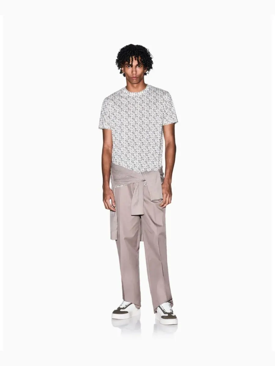 Мужская футболка с коротким рукавом, с принтом логотипа по всей поверхности A|X Armani Exchange — изображение 5 из 5
