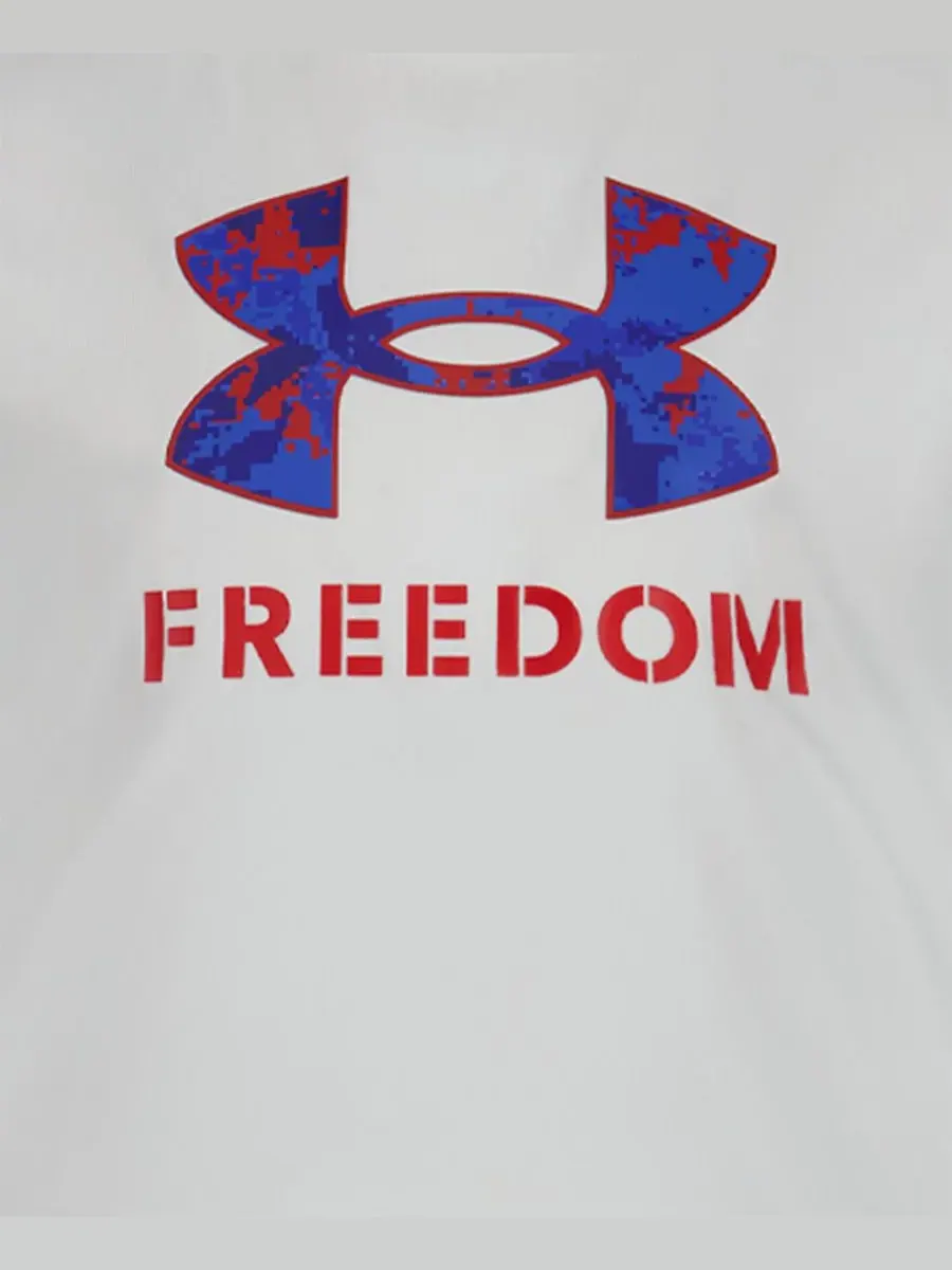 Детский комплект для плавания Freedom с принтом (футболка и шорты) для мальчиков 4-7 лет Under — изображение 4 из 6