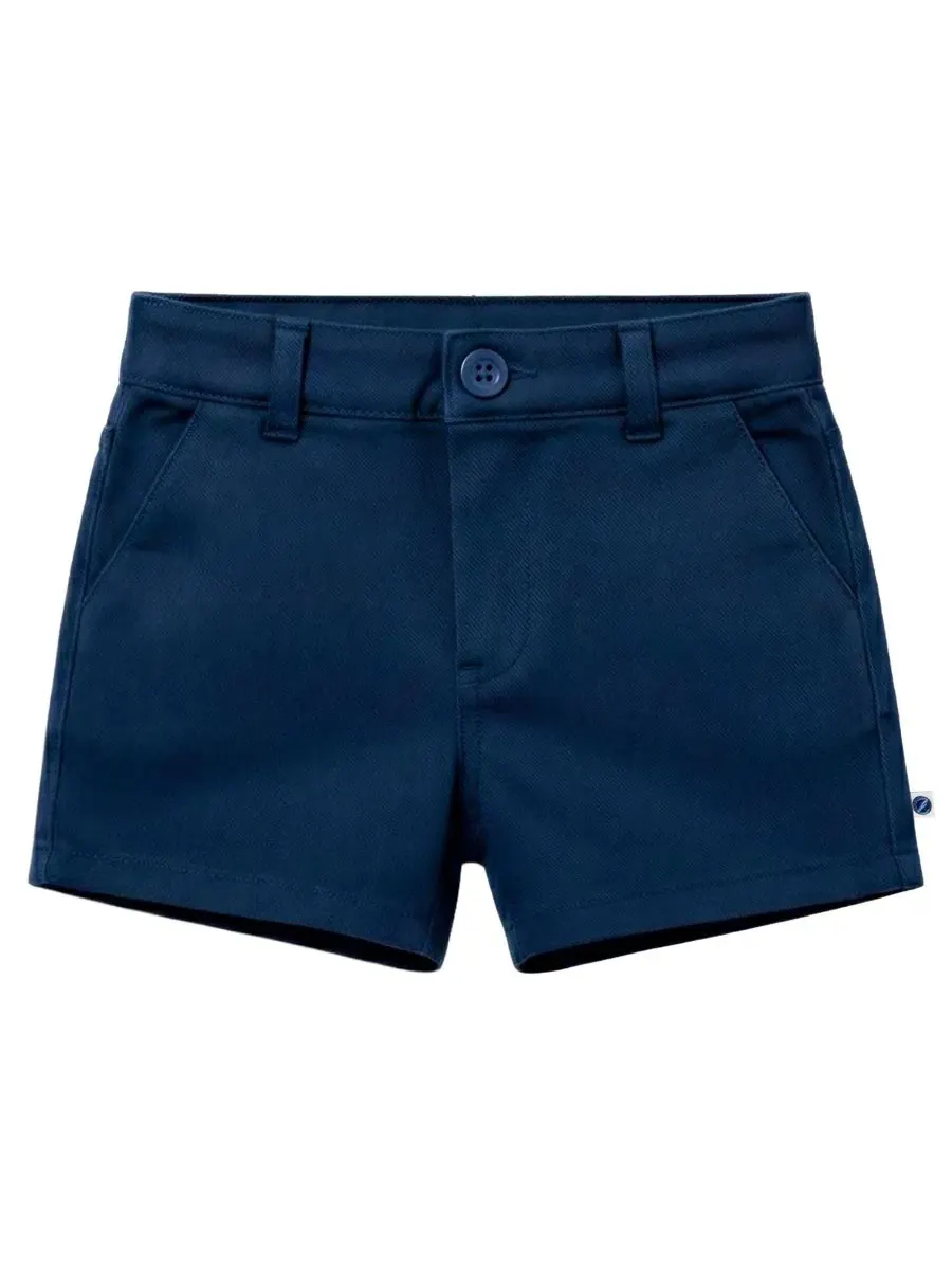 Детский комплект для мальчика: поло с коротким рукавом и шорты, 2 предмета Sperry — изображение 5 из 6, кремовый/темно-синий