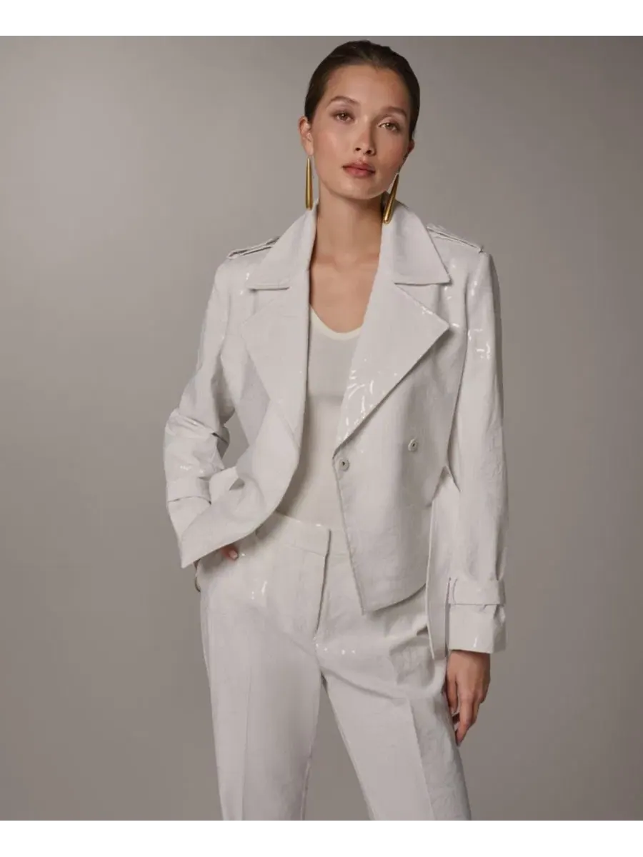 Женский жакет с воротником с вырезом Donna Karan New York
