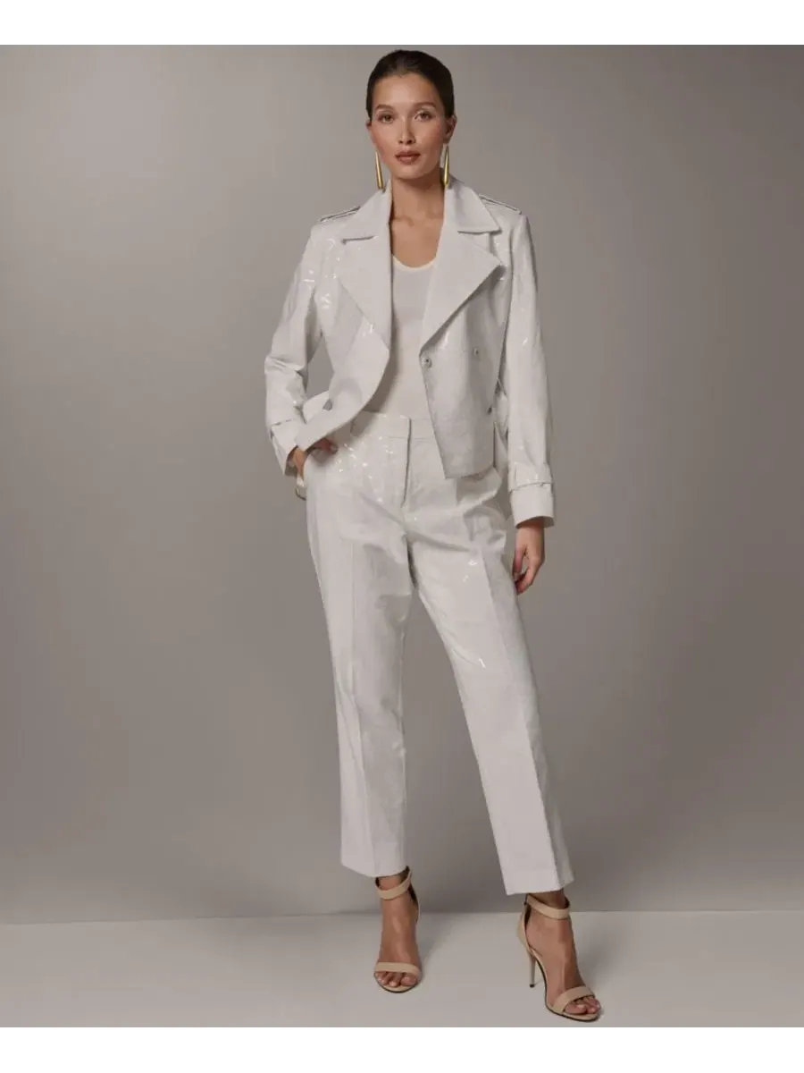 Женский жакет с воротником с вырезом Donna Karan New York — изображение 7 из 10, бежевый