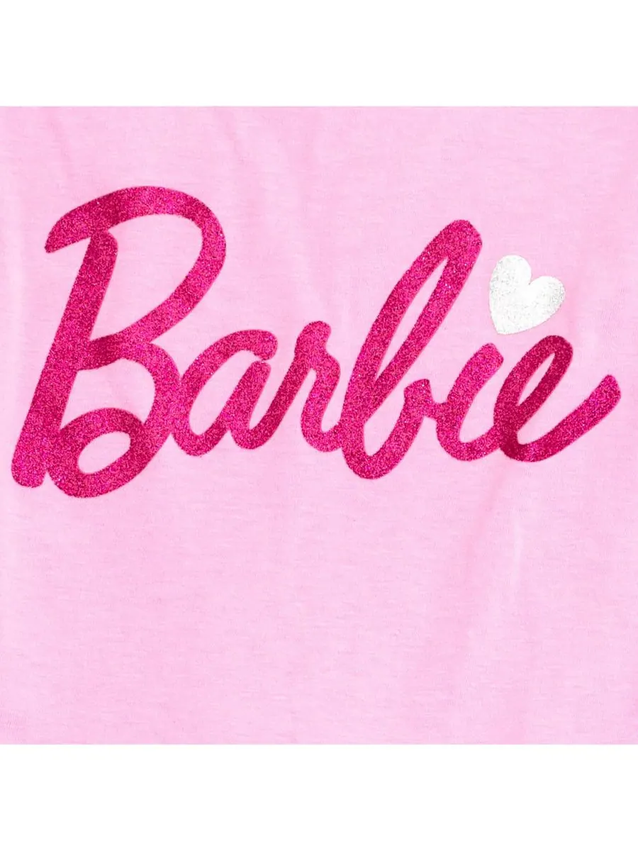 Платье из тюля для маленьких девочек Barbie — изображение 4 из 5, розовый