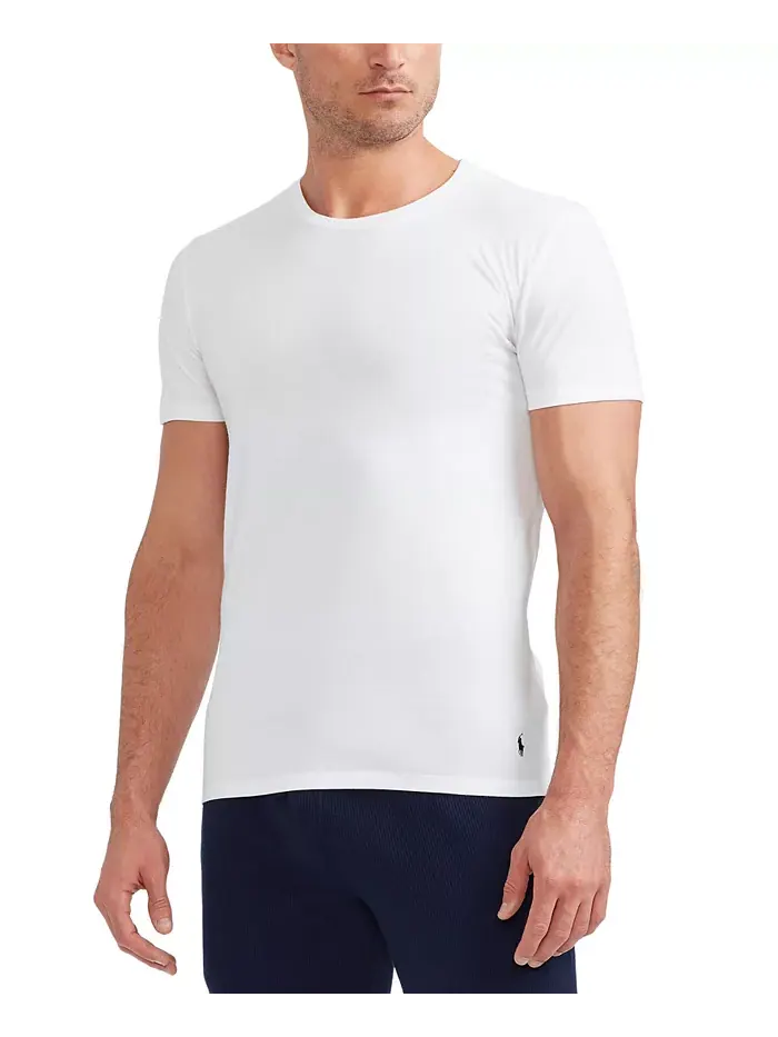 Мужские майки-борцовки Big and Tall, 3 штуки Polo Ralph Lauren — изображение 1 из 4, белый