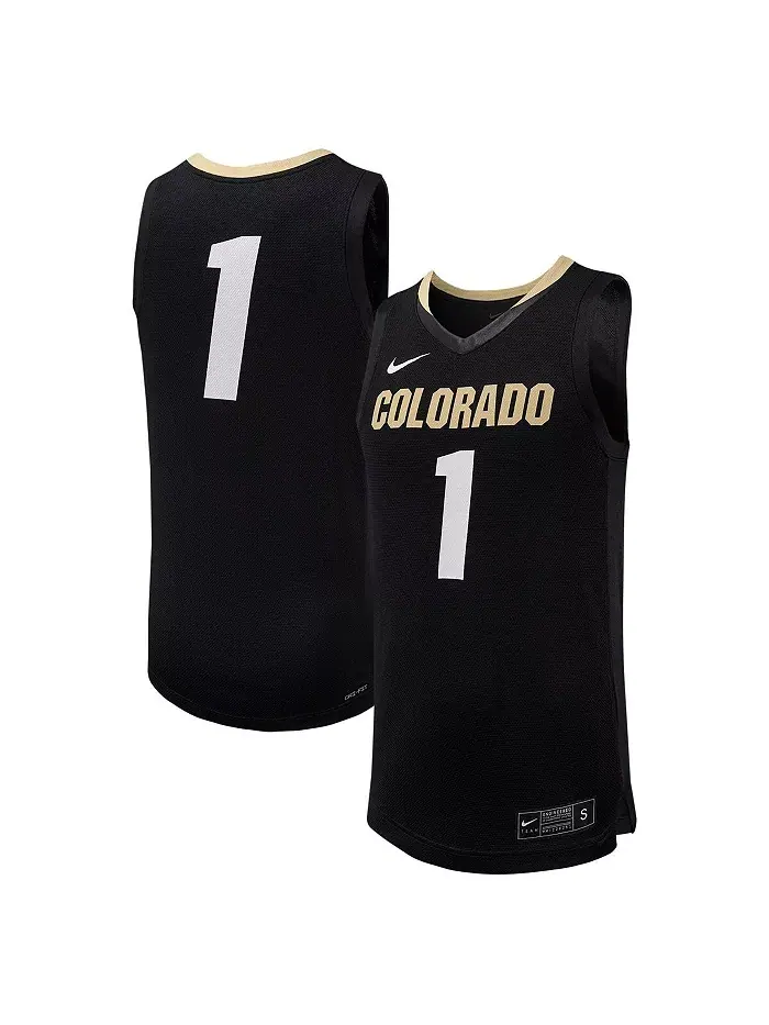 Мужская баскетбольная майка-реплика Colorado Buffaloes #1 Nike — изображение 1 из 3, черный