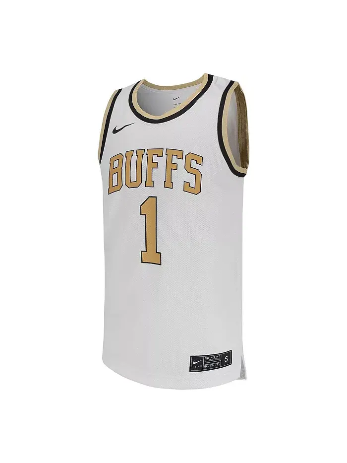 Мужская баскетбольная майка-реплика Colorado Buffaloes #1 Nike — изображение 2 из 5, белый