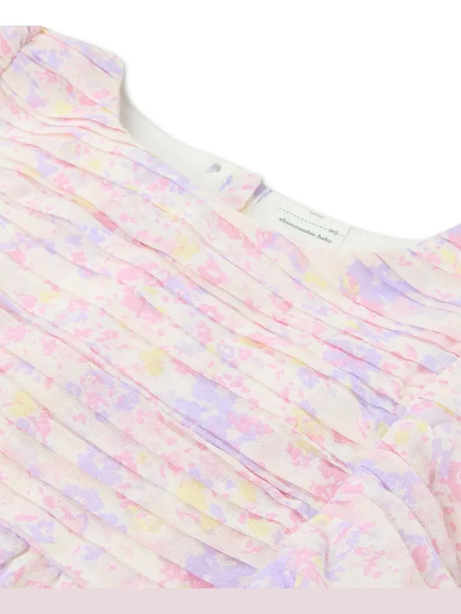 Детский боди Emerson Bubble для девочек Abercrombie Kids — изображение 3 из 9, белый/розовый
