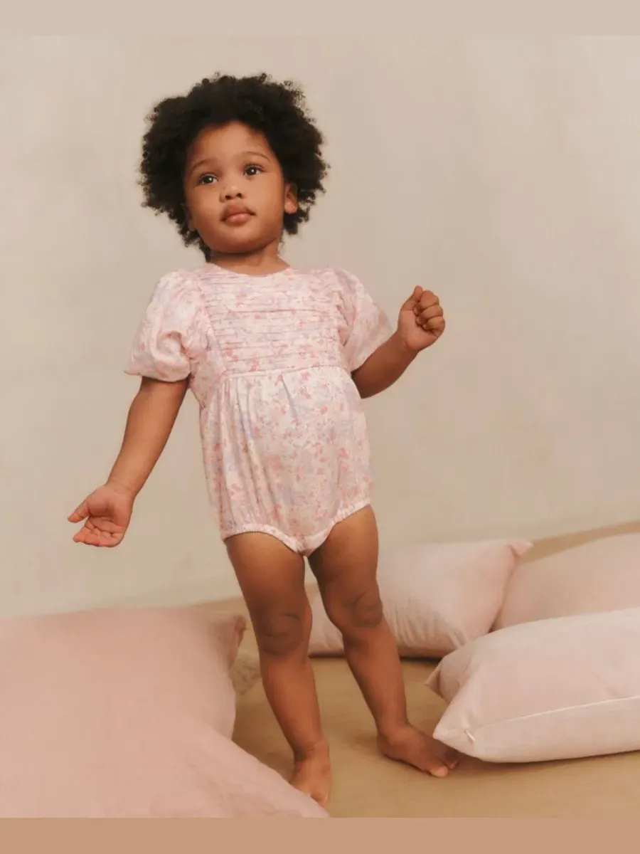 Детский боди Emerson Bubble для девочек Abercrombie Kids — изображение 8 из 9, белый/розовый