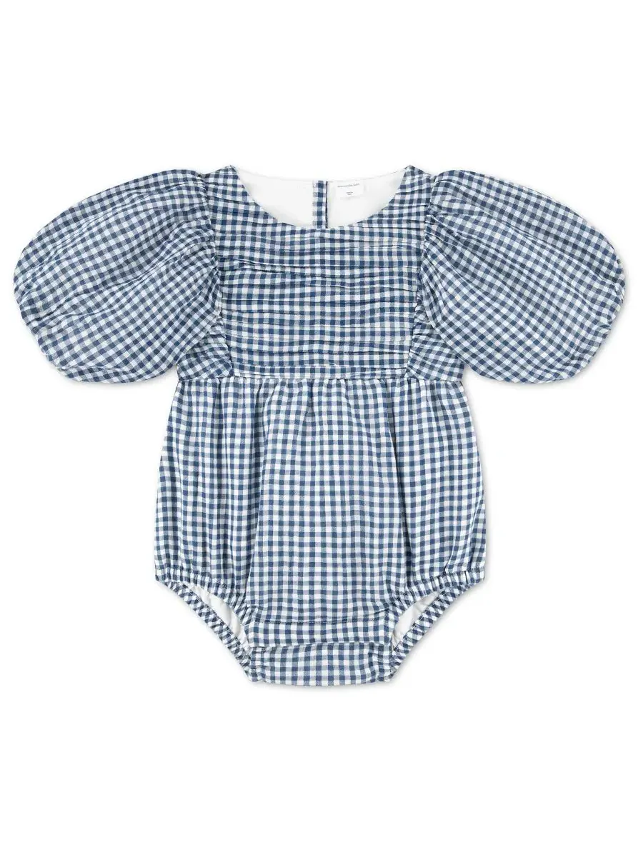Детский боди Emerson Bubble для девочек Abercrombie Kids — изображение 1 из 4, синий/белый