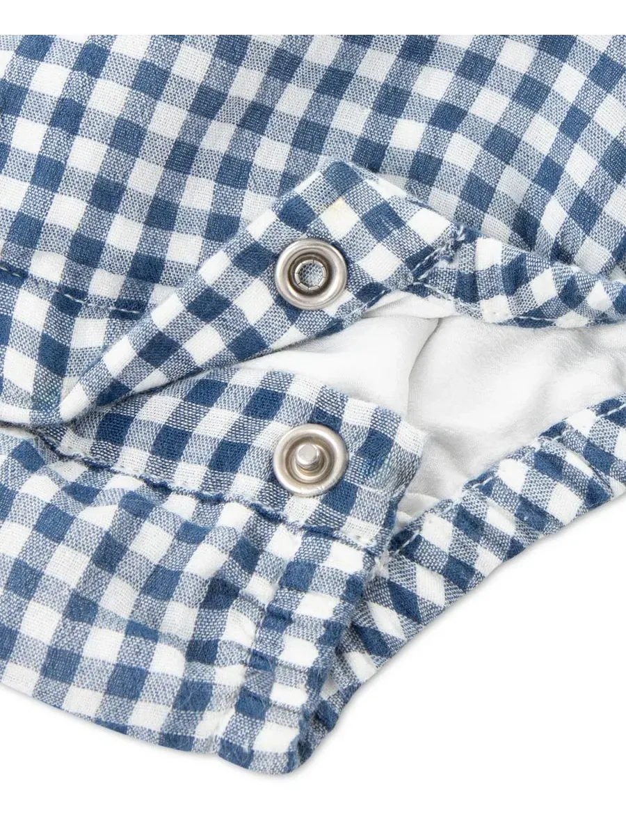 Детский боди Emerson Bubble для девочек Abercrombie Kids — изображение 4 из 4, синий/белый