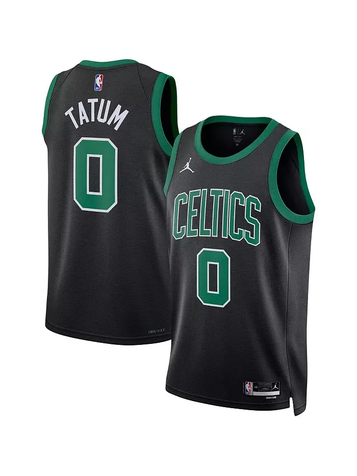 Мужская баскетбольная майка Jordan Jayson Tatum Boston Celtics Swingman Nike — изображение 1 из 5, черный